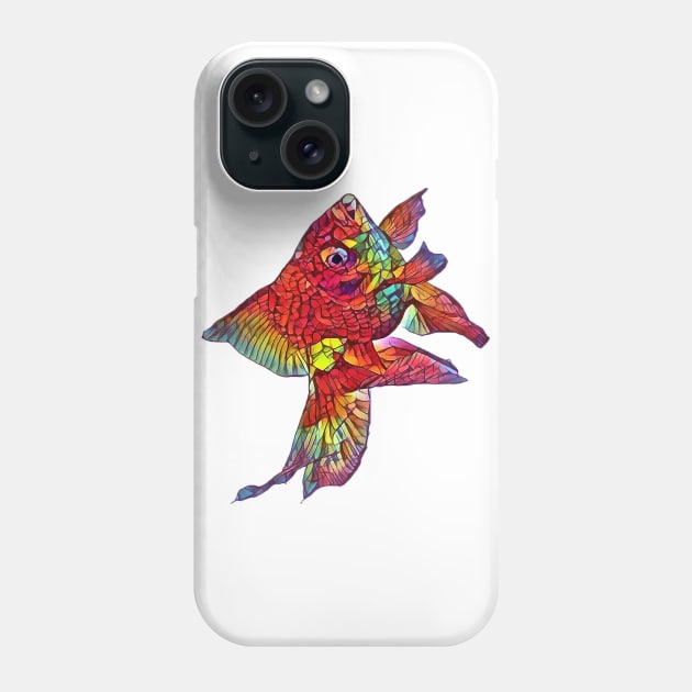 Colorful Fish Design Phone Case by Sanzida Design