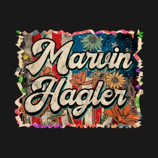 Personalized Marvin Name Vintage Styles Christmas 70s 80s T-Shirt