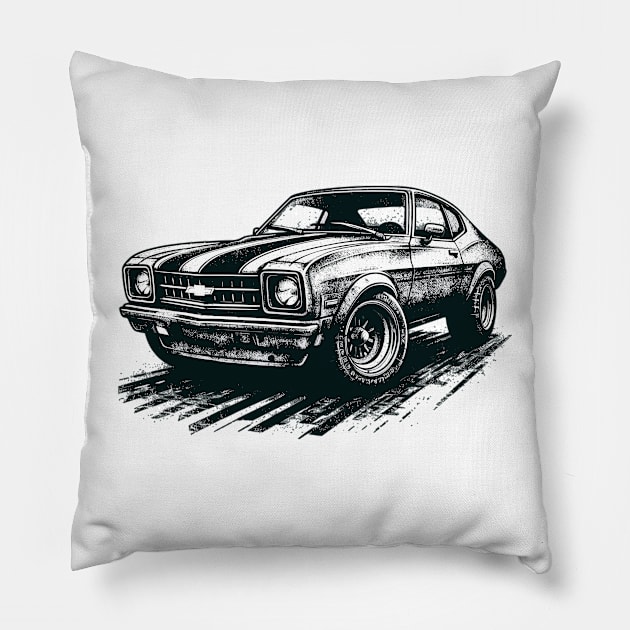 Chevrolet Vega Pillow by Vehicles-Art