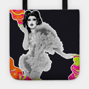 GOTTMIK trippy neon sherbet design Tote