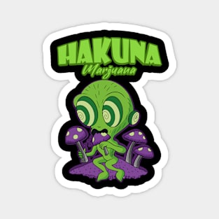 Hakuna Marijuana Funny Weed Smoking Pothead THC Magnet