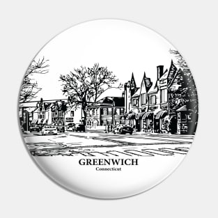 Greenwich - Connecticut Pin