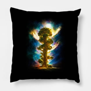 Cosmic Tree of Life Pillow