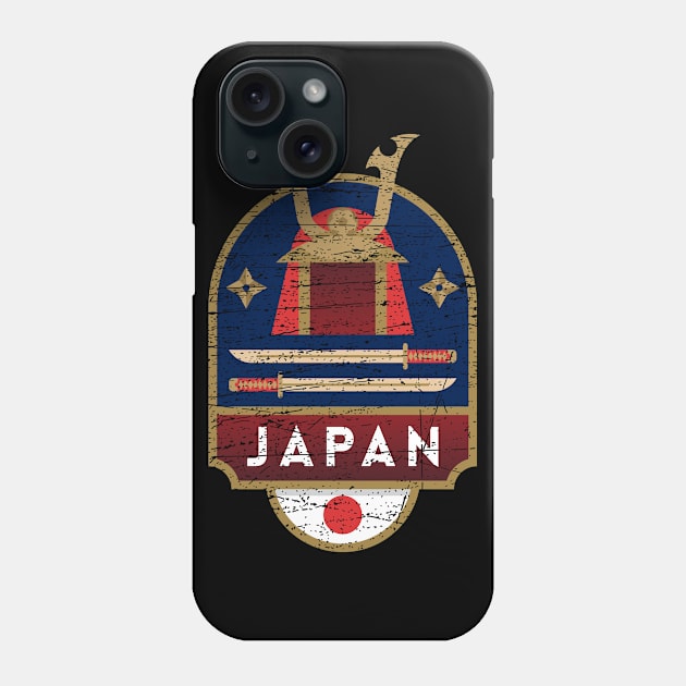 Japan Samurai Alternative Emblem Phone Case by Mandra