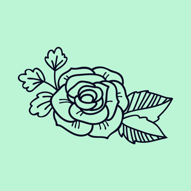 Flower Line Art by Socity Shop