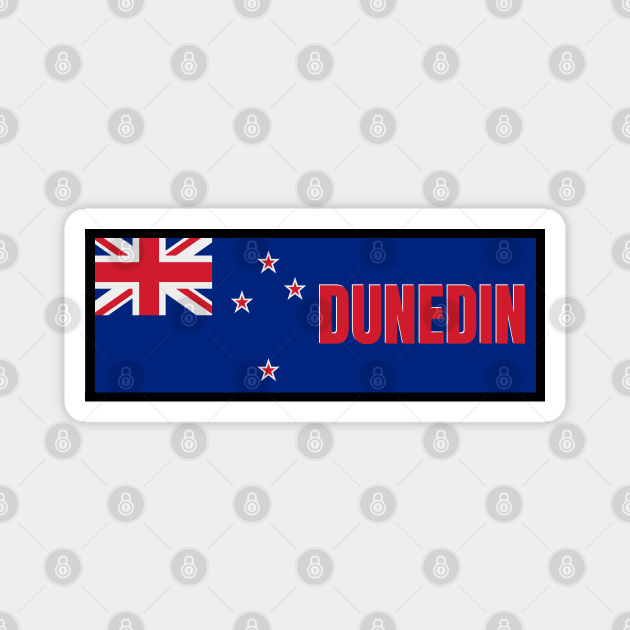 Dunedin City in New Zealand Flag Dunedin TeePublic