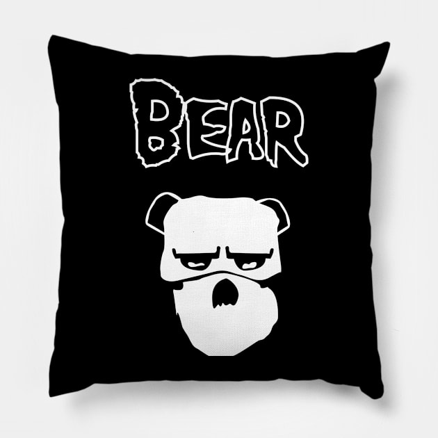 Misfits Bear Pillow by bobbuel