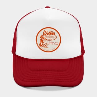 Vintage Wolfies Restaurant Miami Florida Ashtray Hat