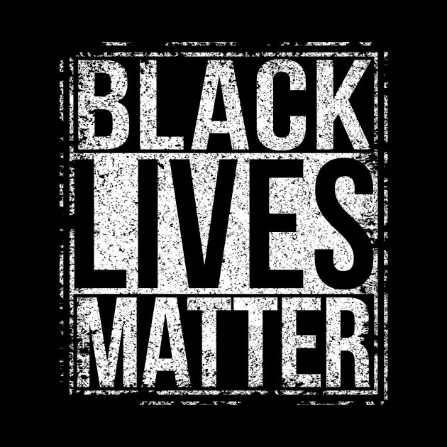 Black Lives Matter textured printed front and back by Sterling