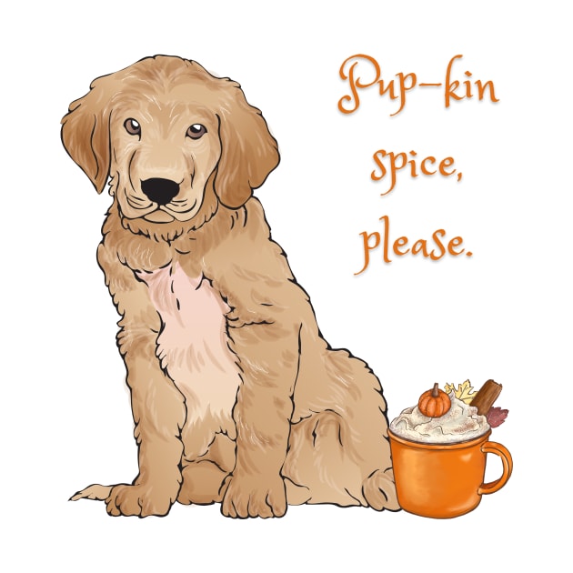 Pup-kin (Pumpkin) Spice Coffee Dog by TheMavenMedium