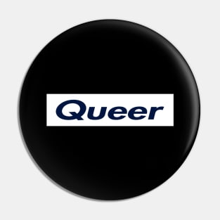 SUPER QUEER LOGO Pin