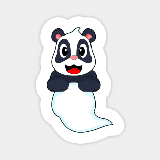 Panda Ghost Halloween Magnet