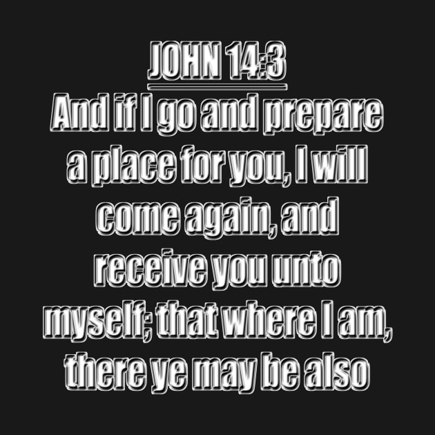 Bible Verse John 14:3 (KJV) by Holy Bible Verses