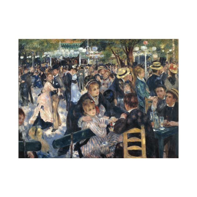 Bal du moulin de la Galette - Pierre-Auguste Renoir by themasters