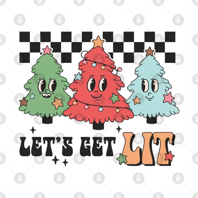 Let's Get Lit Christmas Tree by Pop Cult Store