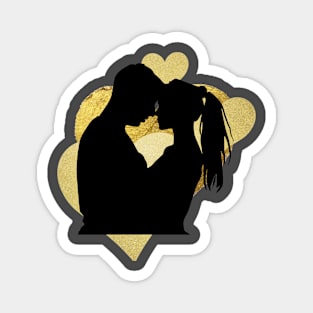 Golden Couple Magnet