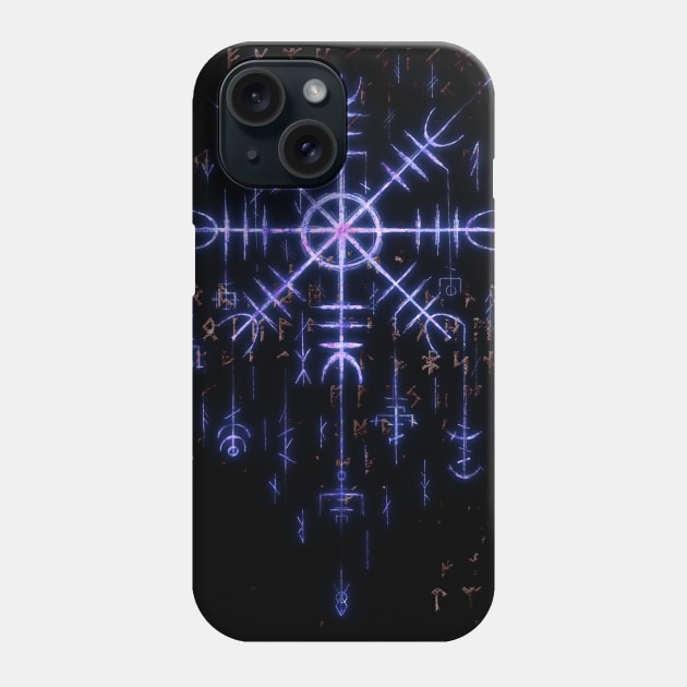 Helm of Awe - Norse Viking Symbol Phone Case by Art of Arklin