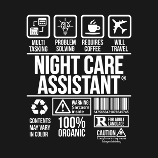 Night care assistant T-shirt | Job Profession | #DW T-Shirt