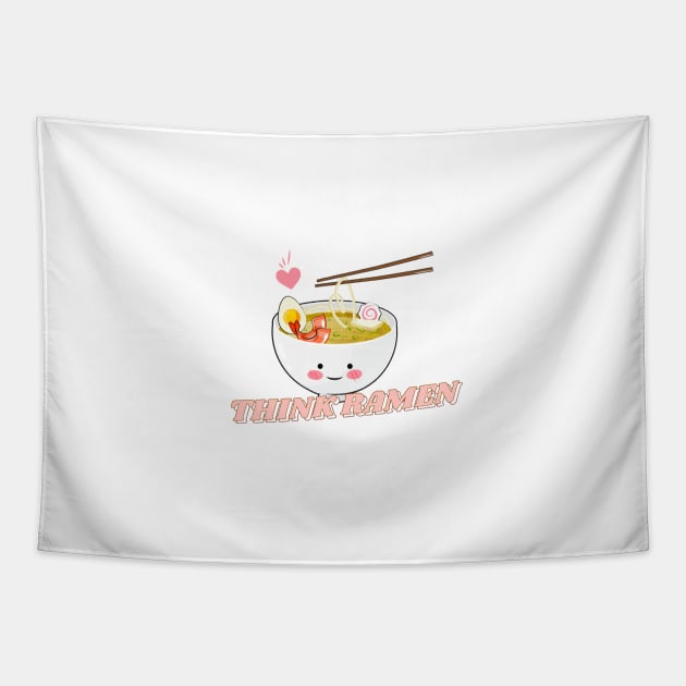 THINK RAMEN EAT RAMEN Tapestry by jeune98