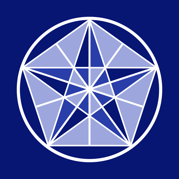 Royal Blue Crystal Star by Crystal Star Creations