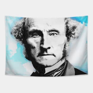 John Stuart Mill Portrait | John Stuart Mill Artwork 15 Tapestry