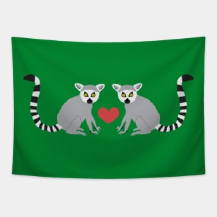 Ring tailed lemurs Tapestry