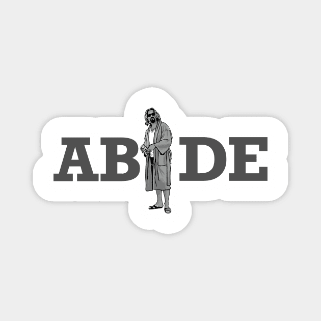 ABIDE - Dude Lebowski Robe Design Magnet by GIANTSTEPDESIGN