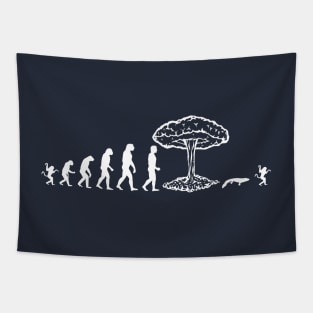 Evolution of man : nuclear blast Tapestry