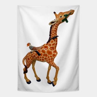 Carousel Animal Giraffe Photo Tapestry