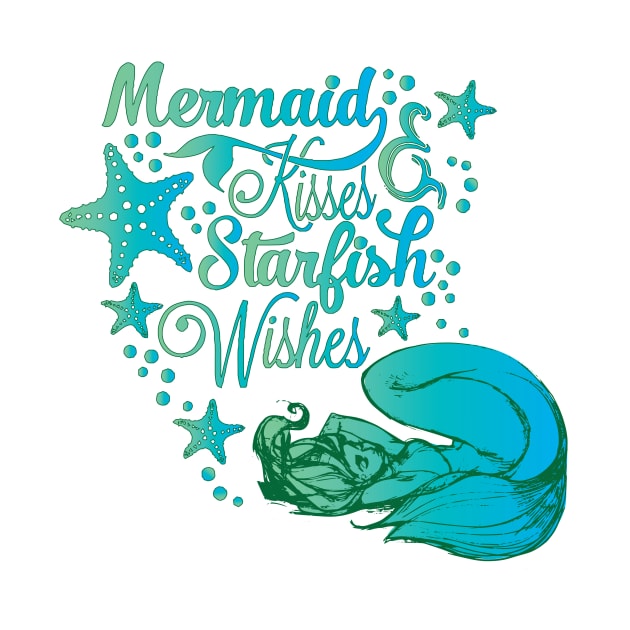 Mermaid Kisses & Starfish Wishes by AmazingArtMandi