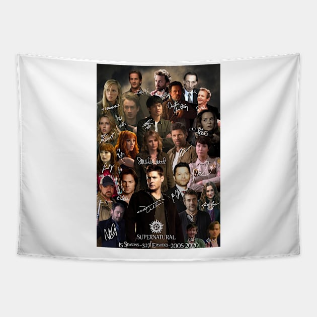 Supernatural Movie 15 Seasons 327 Tapestry by Den Tbd