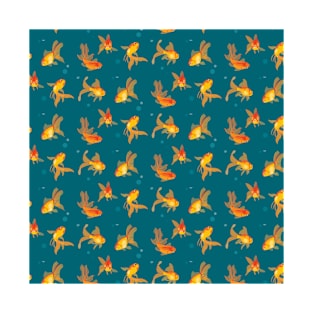 Goldfish Pattern T-Shirt