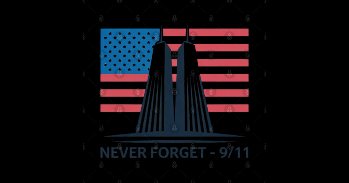 9/11 Memorial Tribute - 9 11 Memorial - Sticker | TeePublic