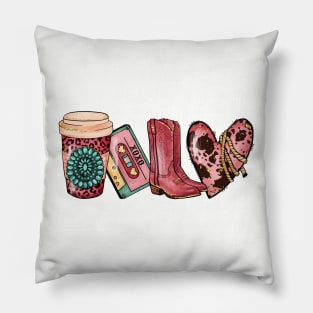 Country Valentine's Day Design Pillow