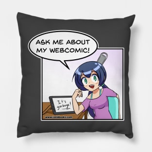 Ask me about my webcomic! Pillow