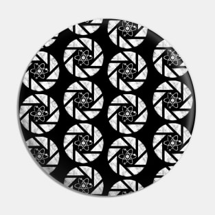 Aperture Lab logo pattern style Pin