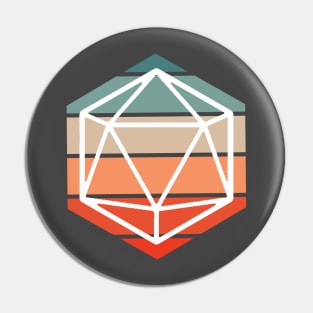 Retro D20 Pin