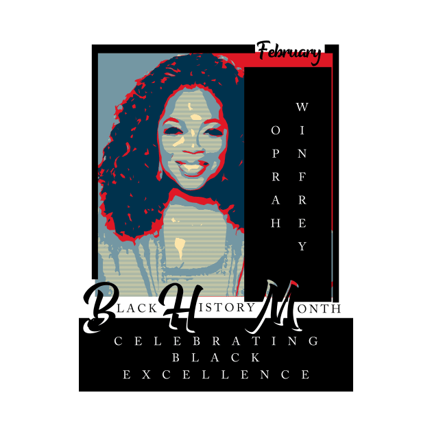 Oprah Winfrey Black History Month Icon by FunnyBearCl