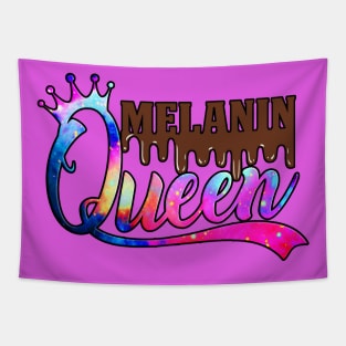 Melanin Queen African American Strong Black Woman Tapestry