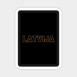 Latvia latvija latviski latviešu valoda Magnet