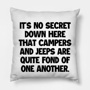 Camp and jeep on! Pillow