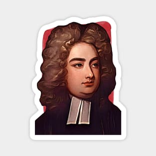 Irish Writer Jonathan Swift illustration Magnet