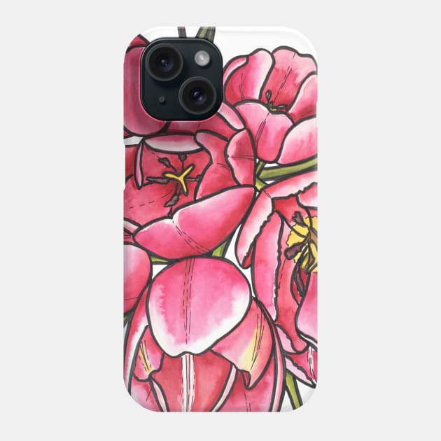 Springtime Florals Phone Case by Kirsty Topps