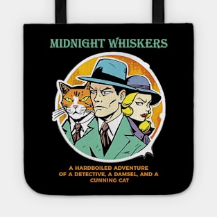 Midnight Whiskers Detective Tote