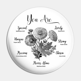 you are special unique precious lovely strong chosen never alone Pin