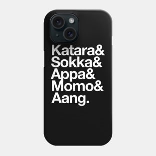 Katara & Sokka & Appa & Momo & Aang Phone Case