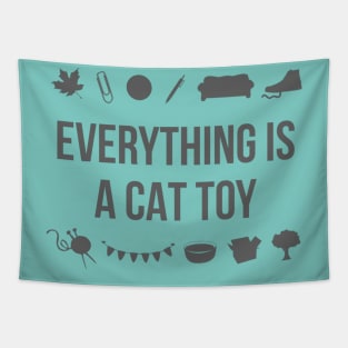 Everything Is A Cat Toy Tapestry