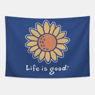 Life Is Really Good Sunflower 2 Tapestry