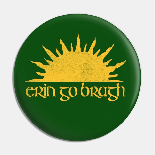 The Irish Republican Brotherhood / Erin Go Bragh Vintage Style Eire Design Pin by feck!