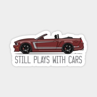 Still Pays With Cars-Red Candy Magnet